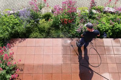Concrete Patio Cleaning
